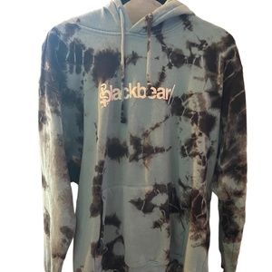 Blackbear Blue and Black Tye Die Hoodie